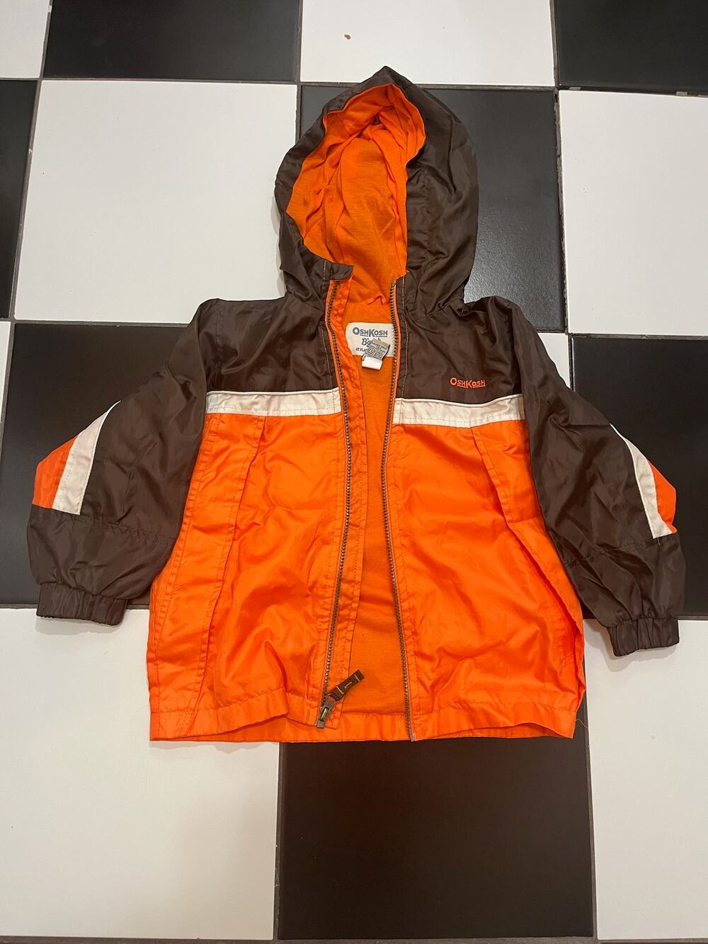 Kid's size 5 brown and orange OshKosh B'gosh toddler jacket
